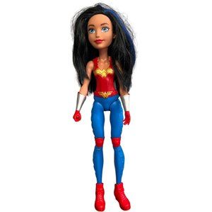 Mattel DC Super Hero Wonder Woman Doll Action Figure Missing Headband 2015